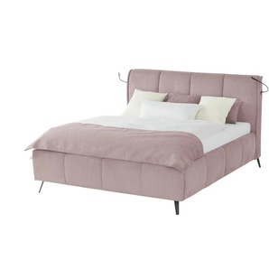 pop Polsterbett mit Bettkasten Pamela ¦ rosa/pink ¦ Maße (cm): B: 200 H: 113