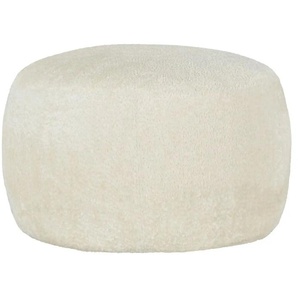 pop Polsterhocker Aiken - weiß - Materialmix - 60 cm - 40 cm - cm 60,0 - 60.0 | Möbel Kraft