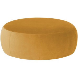 Samt Hocker  Amadi ¦ gelb ¦ Maße (cm): B: 105 H: 40