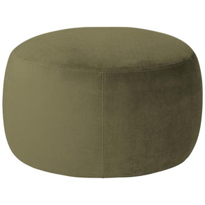 Samt Hocker  Amadi ¦ grün ¦ Maße (cm): B: 60 H: 40