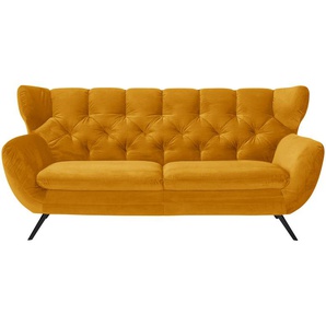Jette Home Sofa  Caldara ¦ gelb ¦ Maße (cm): B: 200 H: 94 T: 95.0