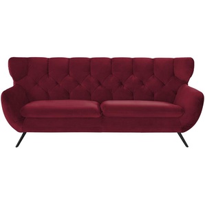 Jette Home Sofa  Caldara ¦ rot ¦ Maße (cm): B: 225 H: 94 T: 95.0