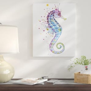 Poster Seahorse Purple
