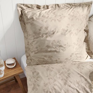 Premium-Baumwoll-Bettwäsche - braun - 100% Baumwolle - - Maße: 135 x 200 cm