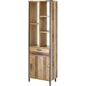 Home affaire Hochschrank Itama Breite 200 cm, aus recyceltem Pinienholz