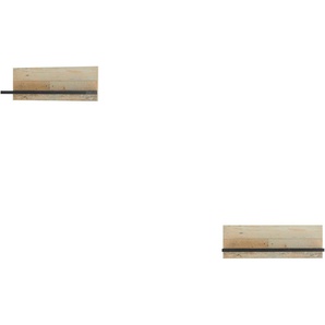 Home affaire Wandregal Sherwood, Breite 90 cm, in modernem Holz Dekor, 28 mm starke Ablageböden
