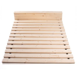 Premium Rollrost 160 x 200 cm 300kg 20 Lamellen massives Naturprodukt