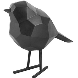 Present Time Bird Deko-Statue klein - matt black - 13,5x7,5x17 cm