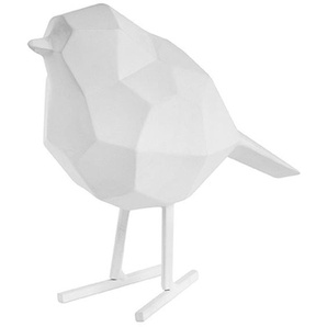 Present Time Bird Deko-Statue klein - matt white - 13,5x7,5x17 cm