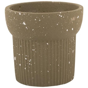Present Time Speckles Cup Blumentopf - grün - Höhe 13,5 cm - Ø 14 cm