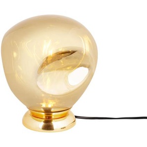Present Time Tischleuchte, Gold, Glas, bauchig,bauchig, 25 cm, Lampen & Leuchten, Innenbeleuchtung, Tischlampen, Tischlampen