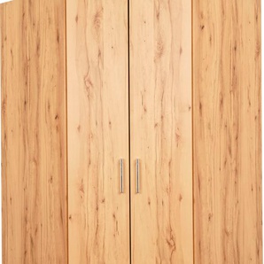 Eckkleiderschrank PRIESS Lindau Schränke Gr. B/H/T: 135 cm x 193 cm x 54 cm, 2 St., beige (astkernbuchefarben) Eckschränke Schränke