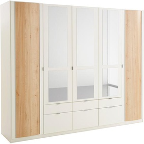 priess Kleiderschrank, mit gerundeten Elementen auf den Außentüren
