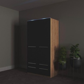 priess Kleiderschrank »Schrank Garderobe Wäscheschrank Barcelona in 5 Breiten«, viel Stauraum, geräumige Schubkästen, mit Spiegel, MADE IN GERMANY
