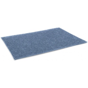 PRIMAFLOR-IDEEN IN TEXTIL Nadelvliesteppich MALTA Teppiche strapazierfähig, Uni-Farben, Kurzflor Teppich, Nadelvlies Gr. B/L: 200 cm x 4000 cm, 2,5 mm, 1 St., blau (marine) Esszimmerteppiche