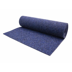 PRIMAFLOR-IDEEN IN TEXTIL Nadelvliesteppich MERLIN Teppiche Flachgewebe, Nadelvlies, meliert, besonders robust & strapazierfähig Gr. B/L: 200 cm x 800 cm, 5,2 mm, 16 m², 1 St., blau (dunkelblau) Esszimmerteppiche