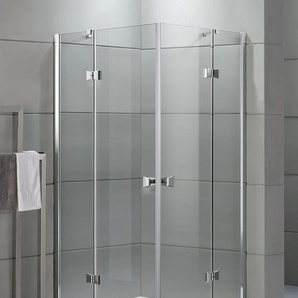 Primaster Dusch-Eckeinstieg-Tür Easy-6 Open 90 x 90 cm Klarglas chrom GLO782301330