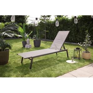 Primaster - Gartenliege Lenno 200 cm Stahl Gartenliege