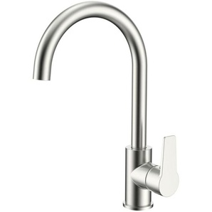 Primaster Küchenarmatur Münster gebürstet mit Wassersparfunktion Küchenarmatur