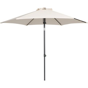 Primaster Sonnenschirm Florida creme, Ø 250 cm