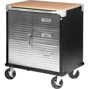 Primaster - Werkstattwagen Schwerlastschubladen 75x50x87 cm Werkzeugwagen Werkzeug