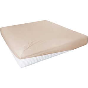 Primera Spannbettlaken Elasthan-Feinjersey, Jersey-Elasthan, Gummizug: rundum, (1 Stück), PREMIUM, aus 95% gekämmter Baumwolle und 5% Elasthan, bis 28 cm Höhe