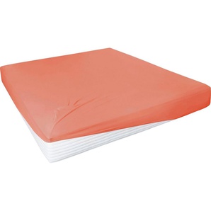 Primera Spannbettlaken Elasthan-Feinjersey, Jersey-Elasthan, Gummizug: rundum, (1 Stück), PREMIUM, aus 95% gekämmter Baumwolle und 5% Elasthan, bis 28 cm Höhe