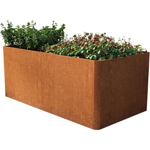 Primeyard Cortenstahl Hochbeet Mario 200x107x80 cm, Rost-Optik