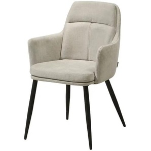 Primo Armlehnstuhl Donna - beige - Materialmix - 57,5 cm - 86,5 cm - cm 63,5 | Möbel Kraft