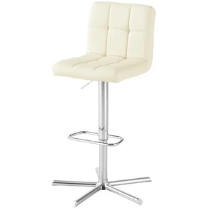 Primo Barhocker mit Steppung Harvey - beige - Materialmix - 58 cm - 92 cm - cm 58,0 | Möbel Kraft
