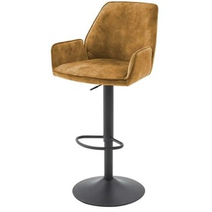 Primo Barstuhl - gelb - Materialmix - 52 cm - cm 51,0 | Möbel Kraft