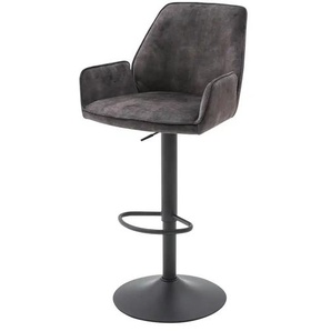 Primo Barstuhl - grau - Materialmix - 52 cm - cm 51,0 | Möbel Kraft