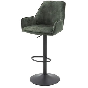 Primo Barstuhl - grün - Materialmix - 52 cm - cm 51,0 | Möbel Kraft