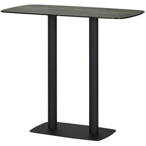 Primo Bartisch mit Keramikplatte Damasos-120 - schwarz - Materialmix - 65 cm - 105 cm | Möbel Kraft
