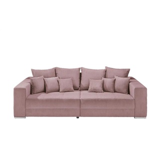 Primo Bigsofa aus Cordstoff Ricardo - rosa/pink - Materialmix - 262 cm - 85 cm - cm 111,0 | Möbel Kraft