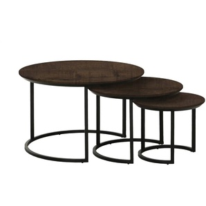 Primo Couchtisch 3er Set Dover - holzfarben - Materialmix - 50,5 cm - 80.0 | Möbel Kraft