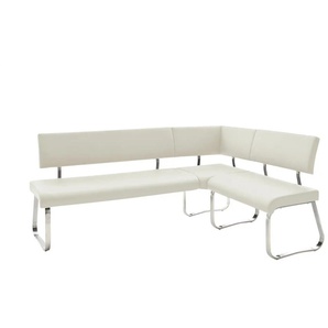 Primo Eckbank Letitia - weiß - Materialmix - 200 cm - 87 cm - cm 150,0 | Möbel Kraft