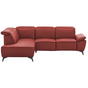 Primo Ecksofa Belfast - rot - Materialmix - 260 cm - 100 cm - cm 203,0 | Möbel Kraft