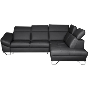 Primo Ecksofa Drum - schwarz - Materialmix - 286 cm - 81 cm - cm 230,0 | Möbel Kraft