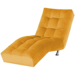 Primo Einzelliege Inga - gelb - Materialmix - 164 cm - 88 cm - cm 68,0 | Möbel Kraft