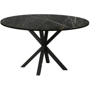 Primo Esstisch Kent - schwarz - Materialmix - 77 cm - 120.0 | Möbel Kraft