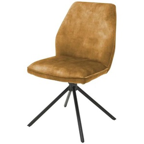 Primo Esszimmerstuhl drehbar Ramina - gelb - Materialmix - 52 cm - 89 cm - cm 64,0 | Möbel Kraft