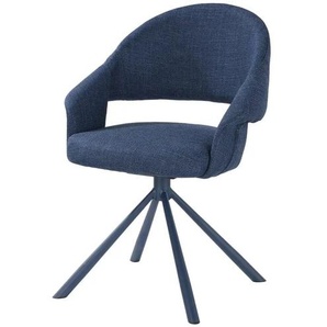 Primo Esszimmerstuhl Lena 2 - blau - Materialmix - 61 cm - 83 cm - cm 62,0 | Möbel Kraft