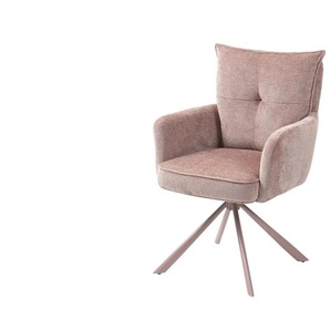 Primo Esszimmerstuhl Lotti - rosa/pink - Materialmix - 61 cm - 94 cm - cm 67,0 | Möbel Kraft