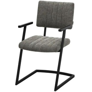 Primo Esszimmerstuhl Mats - grau - Materialmix - 52,5 cm - 88 cm - cm 64,5 | Möbel Kraft