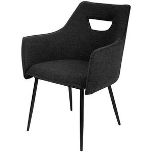 Primo Esszimmerstuhl Siggi - schwarz - Materialmix - 61 cm - 85,4 cm - cm 62,5 | Möbel Kraft