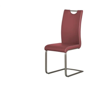 Primo Freischwinger mit Griff Talva - rot - Materialmix - 42 cm - 103 cm - cm 55,0 | Möbel Kraft