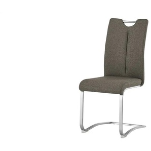 Primo Freischwinger mit Griff Vota - braun - Materialmix - 45 cm - 102 cm - cm 58,0 | Möbel Kraft
