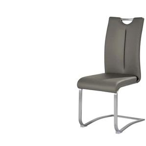 Primo Freischwinger mit Griff Vota - grau - Materialmix - 45 cm - 102 cm - cm 58,0 | Möbel Kraft