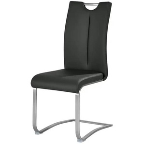 Primo Freischwinger mit Griff Vota - schwarz - Materialmix - 45 cm - 102 cm - cm 58,0 | Möbel Kraft